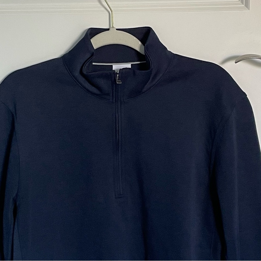 Nike Navy Dri-FIT Player 1/2 Zip Golf Pullover 47087 - Picture 6 of 16